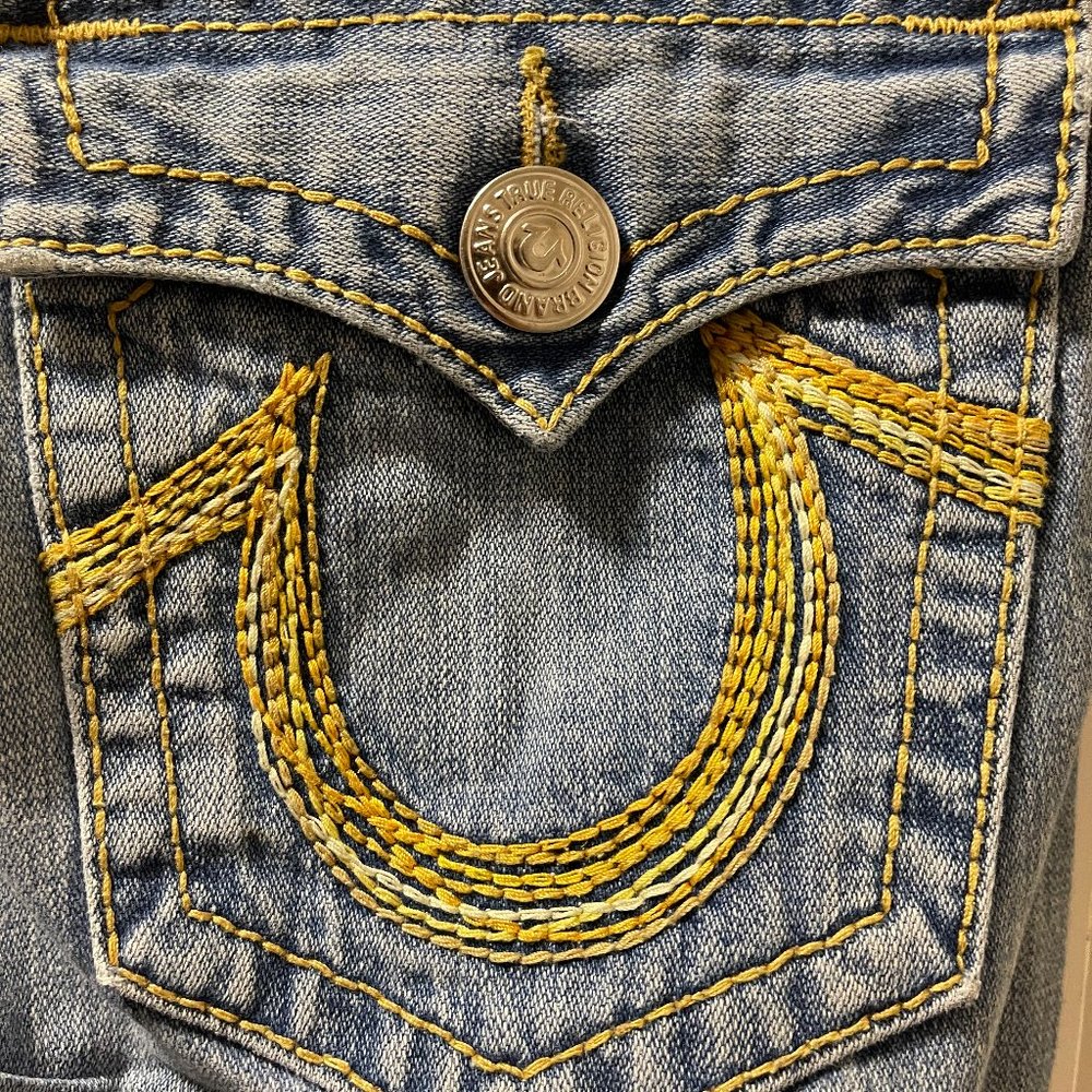True Religion Joey Sunshine Rainbow Size 30